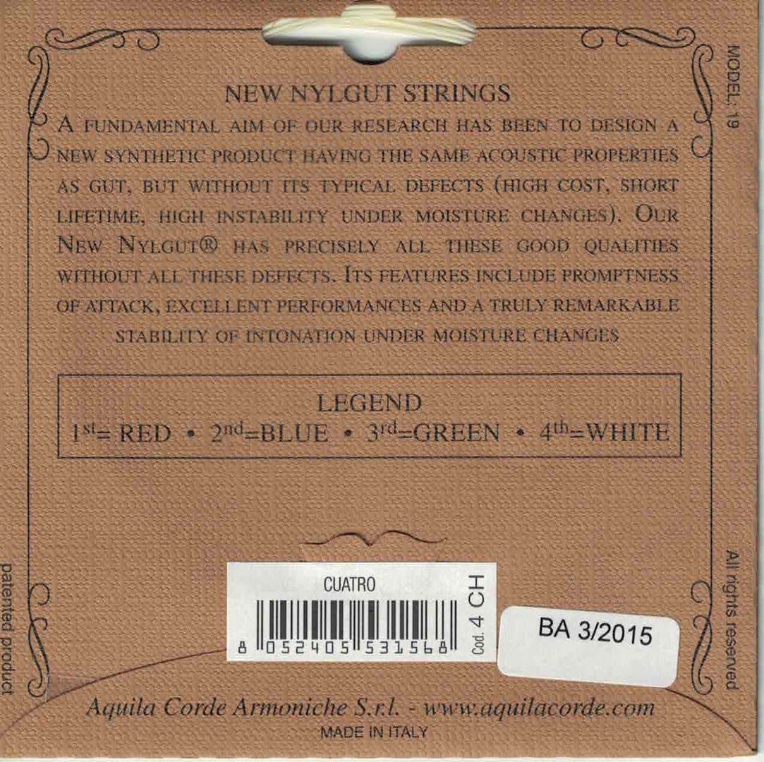 Cuerdas para Cuatro Venezolano. Mod 19 (Aquila®)1