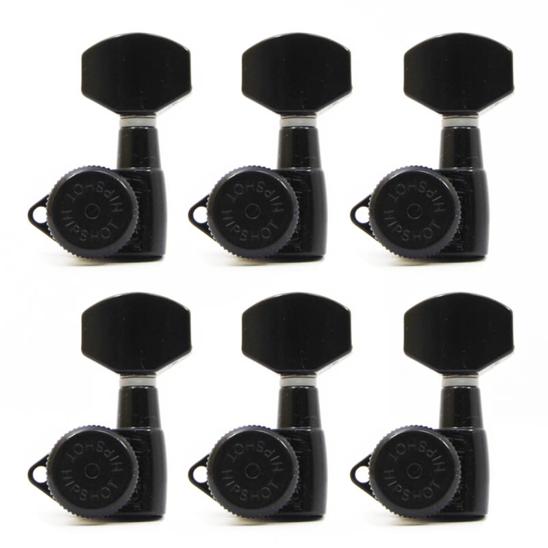 CLAVIJA GUITAR HIPSHOT  6K1GL0B KIT D07. 6T Grip-Lock Open ( left handed) 5