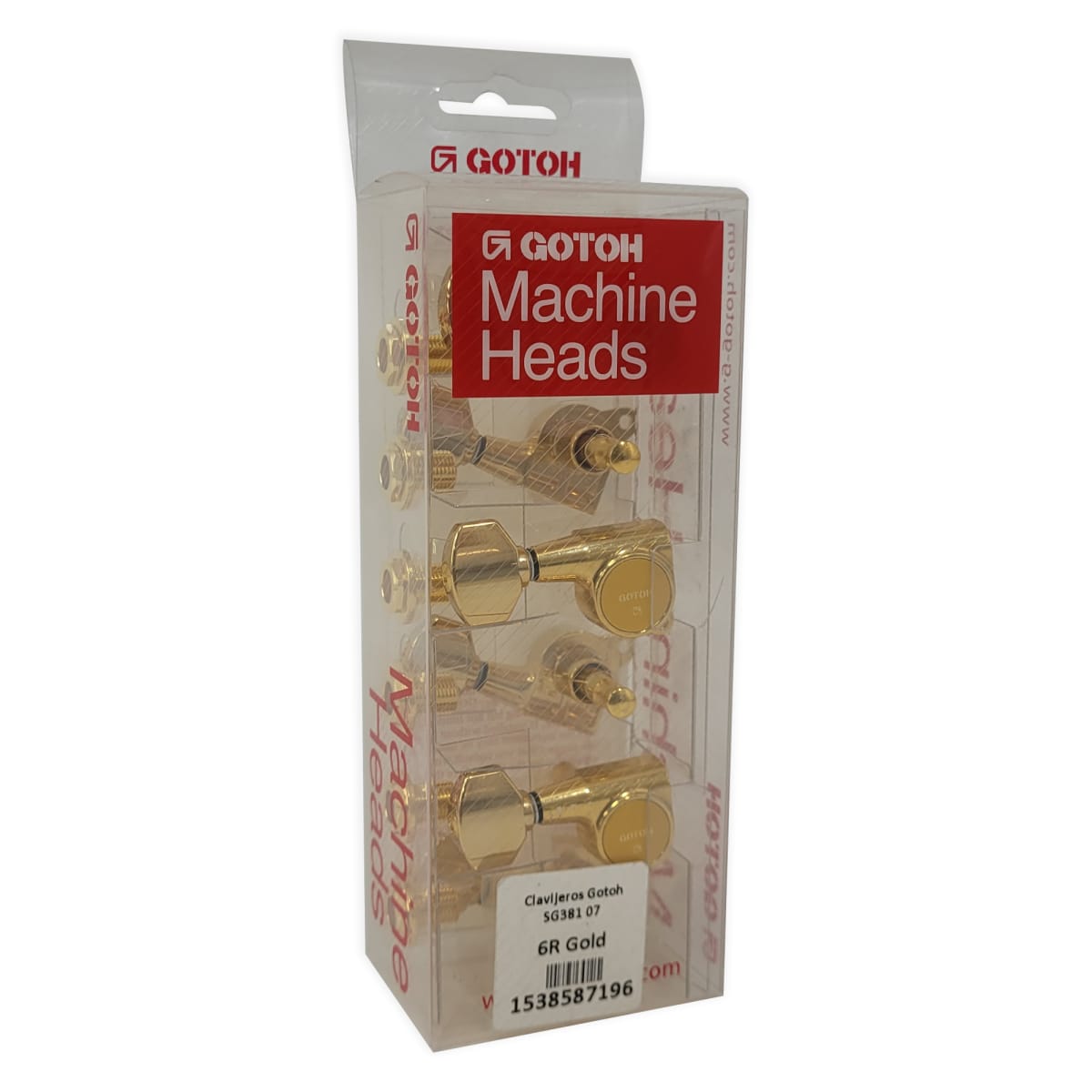 Clavijero Gotoh SG381 07 6R Gold para Guitarra 0