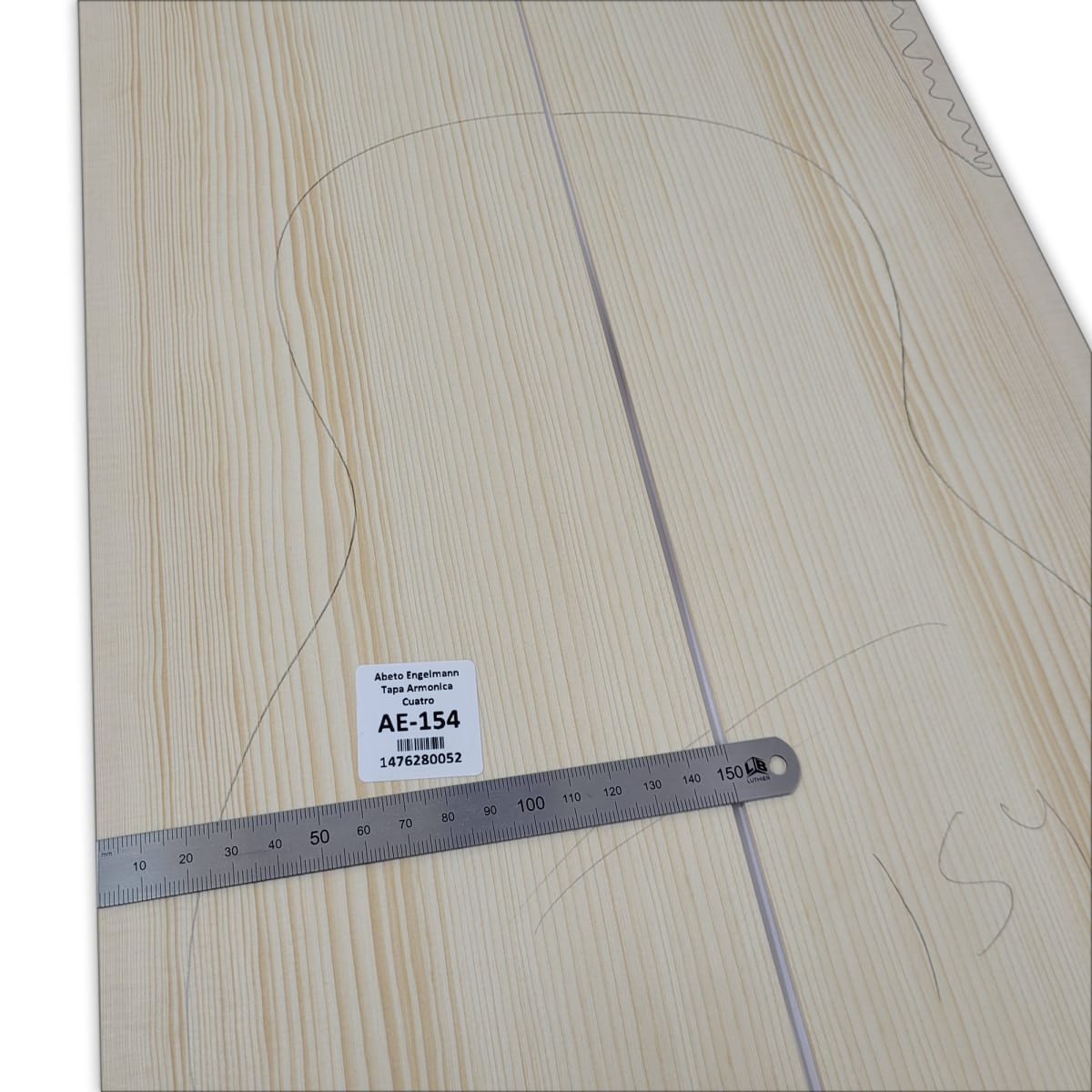 Tapa Armonica AE-154 de Abeto Engelmann para Cuatro / Calidad AA4