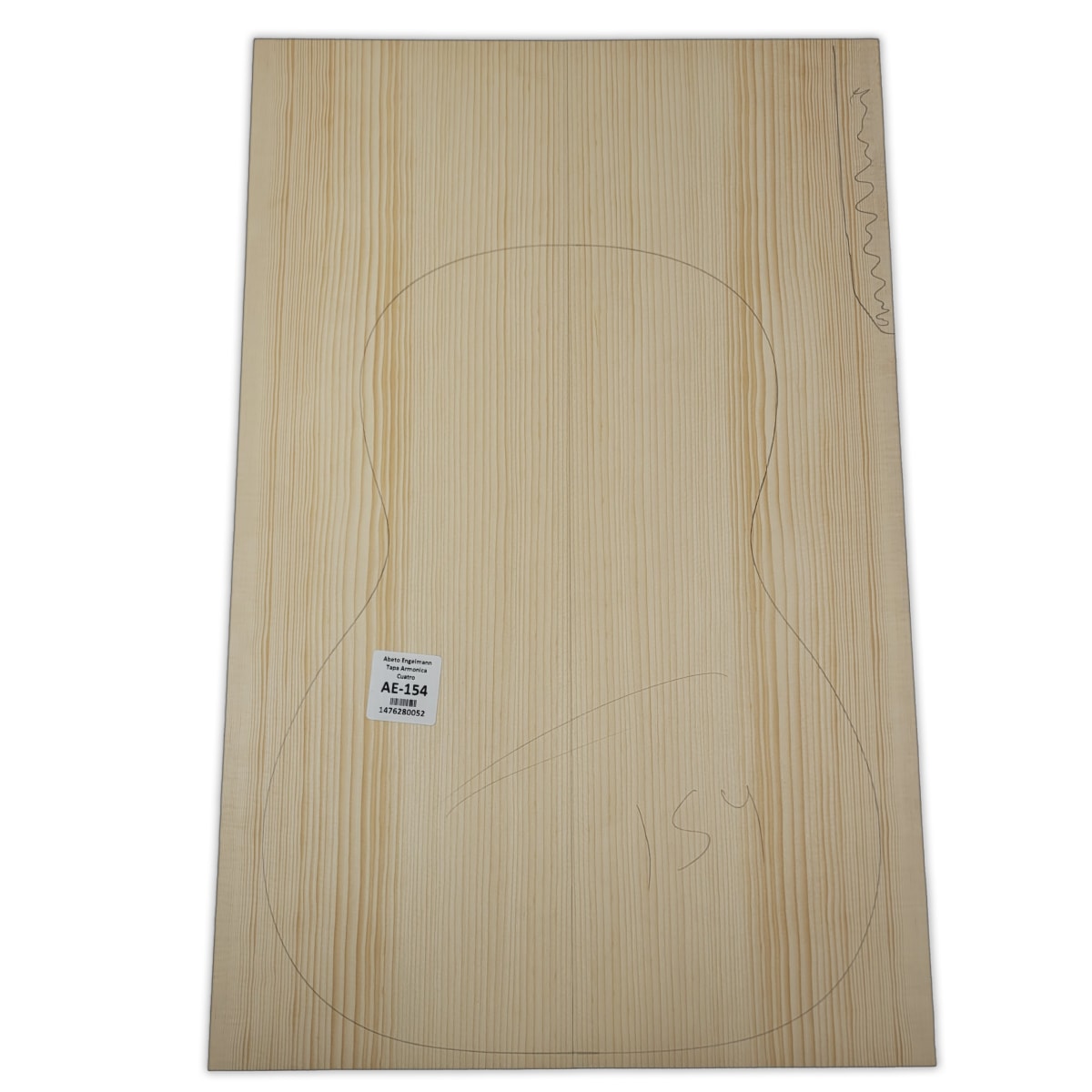 Tapa Armonica AE-154 de Abeto Engelmann para Cuatro / Calidad AA 0
