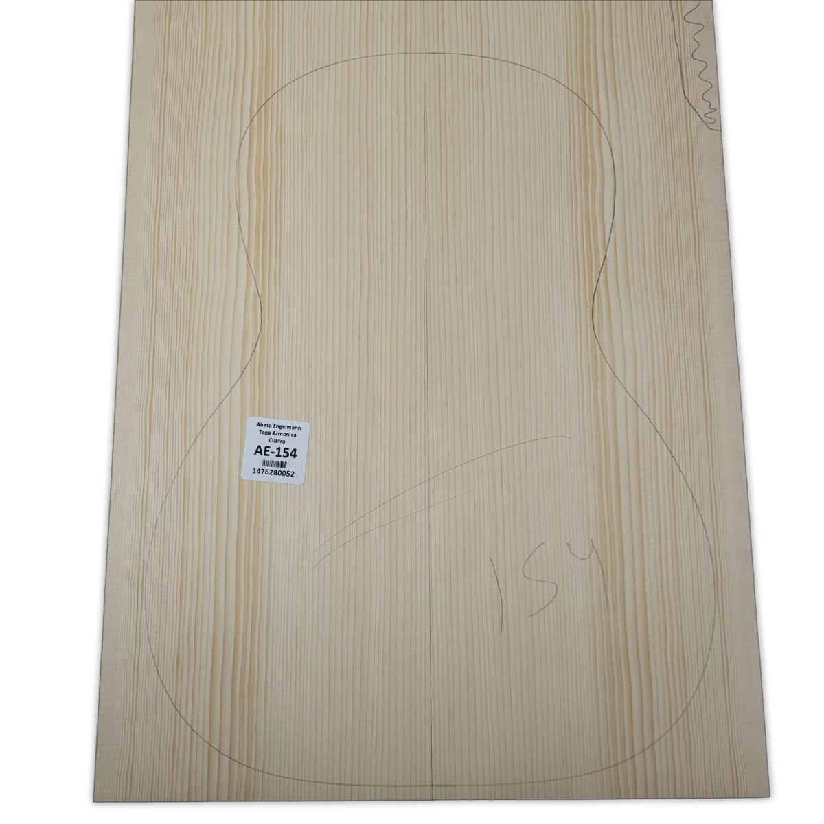 Tapa Armonica AE-154 de Abeto Engelmann para Cuatro / Calidad AA6