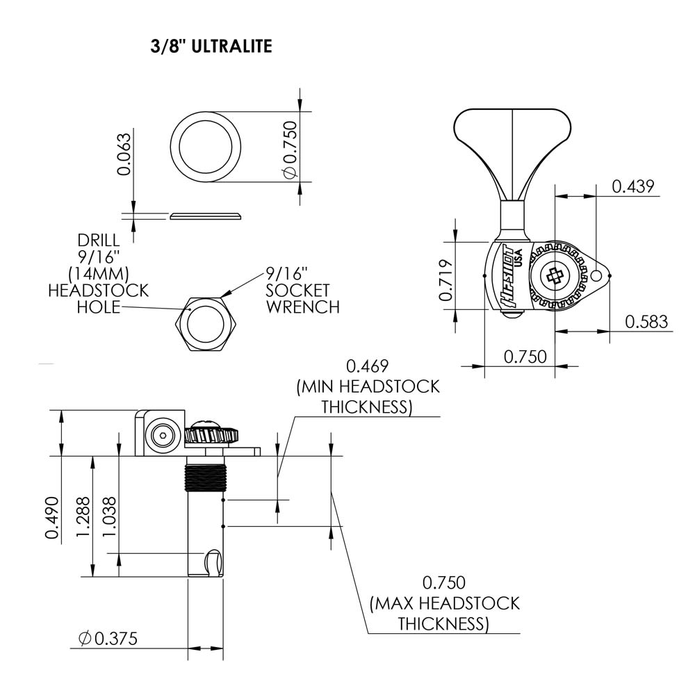 Clavijero 4L Black 20650B HB6Y 3/83