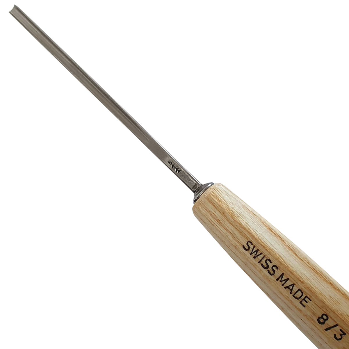 Gubia No 8 Semi Curva de 3 mm de ancho3
