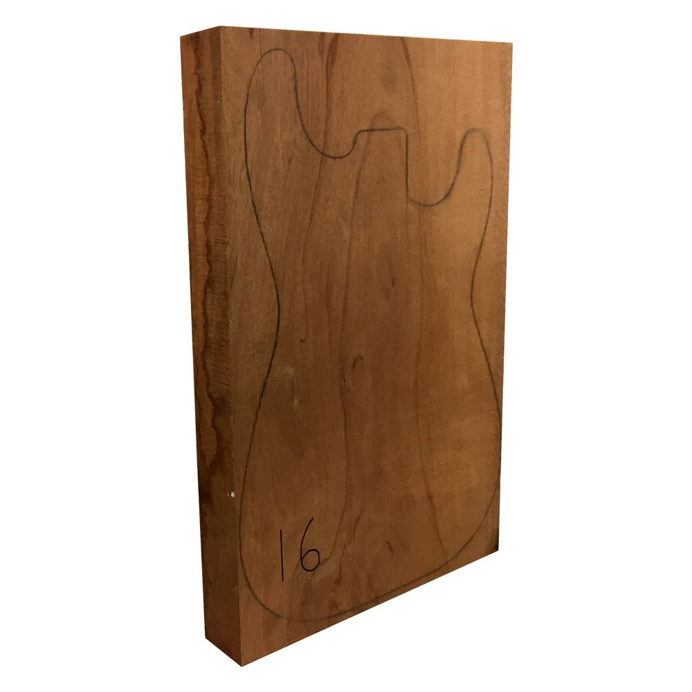 Bloque de Caoba Mara REF 16 para Cuerpo Guitarra 2