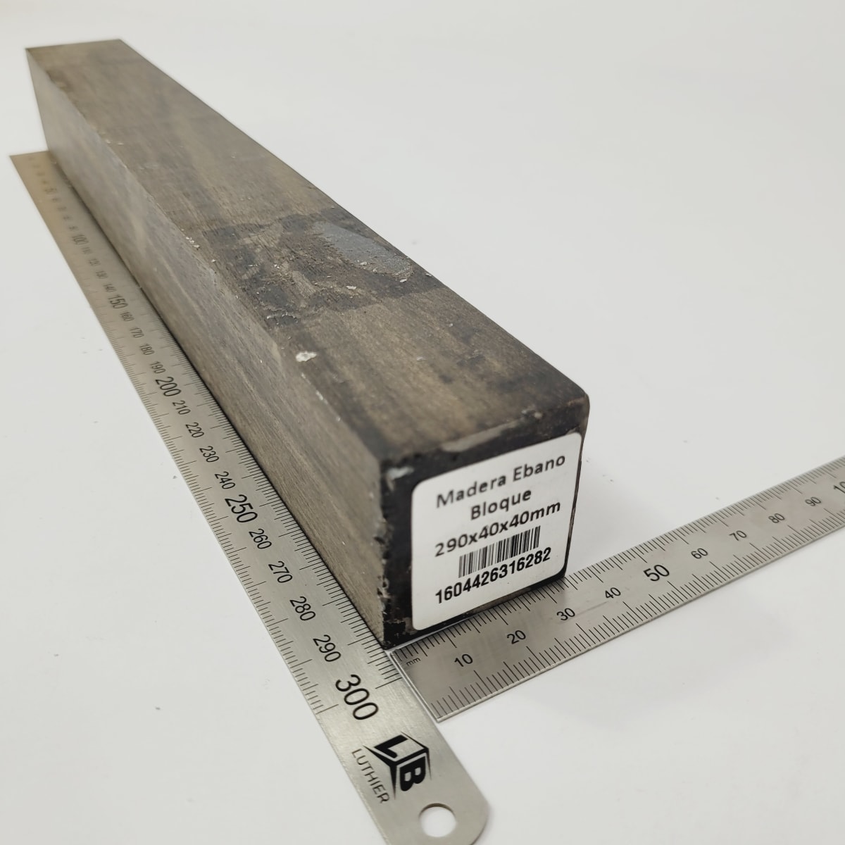 Bloque de Ebano de 290 x 40 x 40 mm +-3