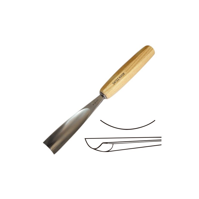 Gubia No 7 Semi Curva de 14 mm de ancho1