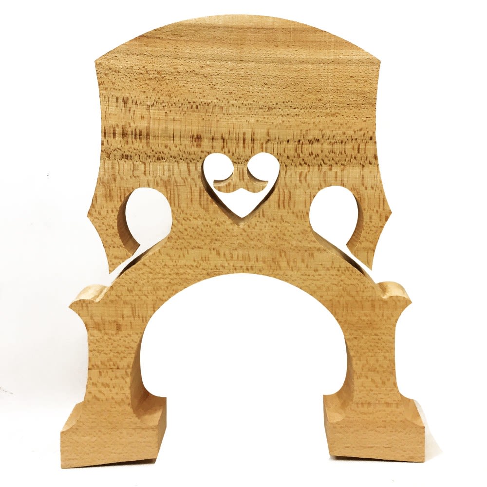 Puente de Arce Rizado para Contrabajo 3/44