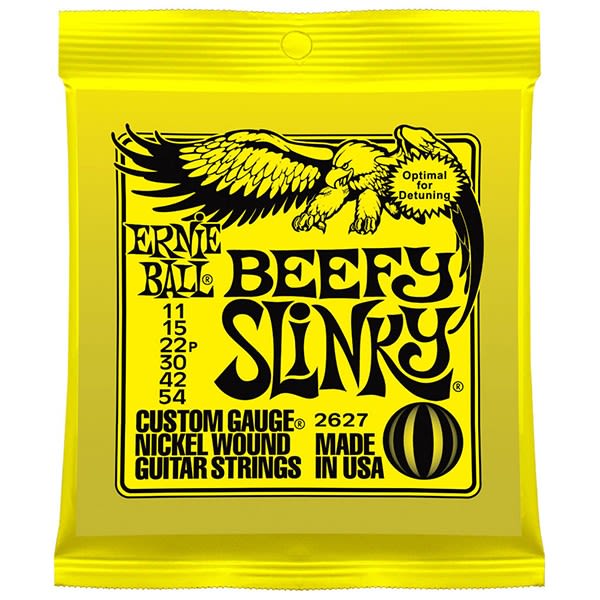 Cuerdas para Guitarra Electrica. 6-String. Beefy Slinky .011 - .054 26271
