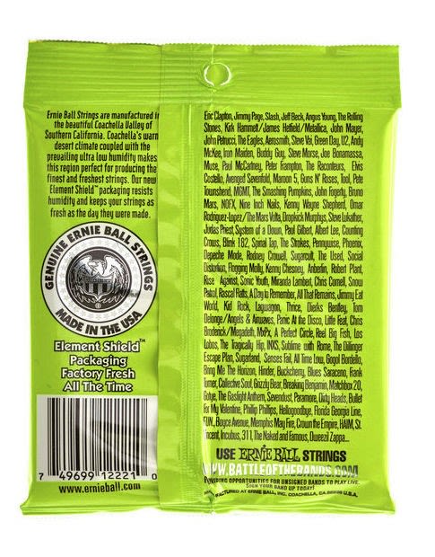 Cuerdas para Guitarra Electrica. 6-String. Regular Slinky .010 - .0462