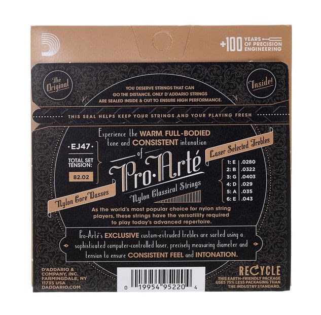 Cuerdas de Guitarra Clásica. Mod:EJ45.Normal Tension 2