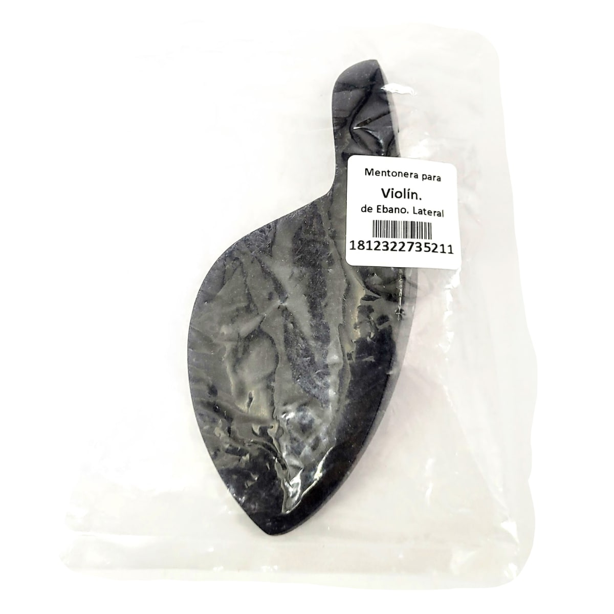 Mentonera de Ebano Lateral con Soporte central para Violín4