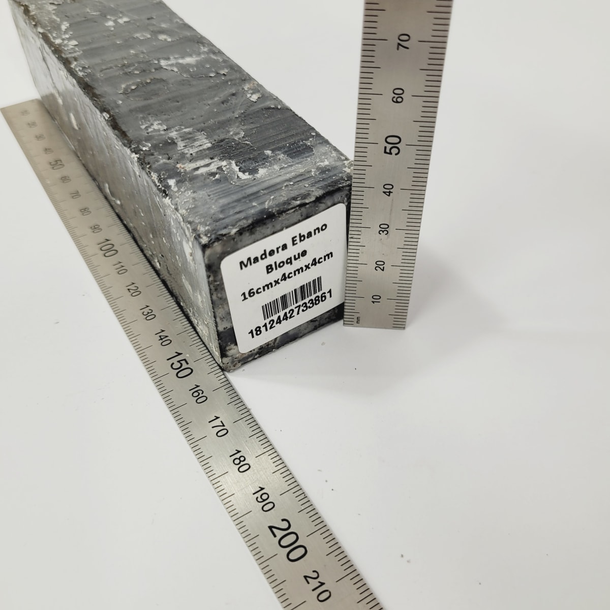 Bloque de Ebano de 160 x 40 x 40 mm +-4