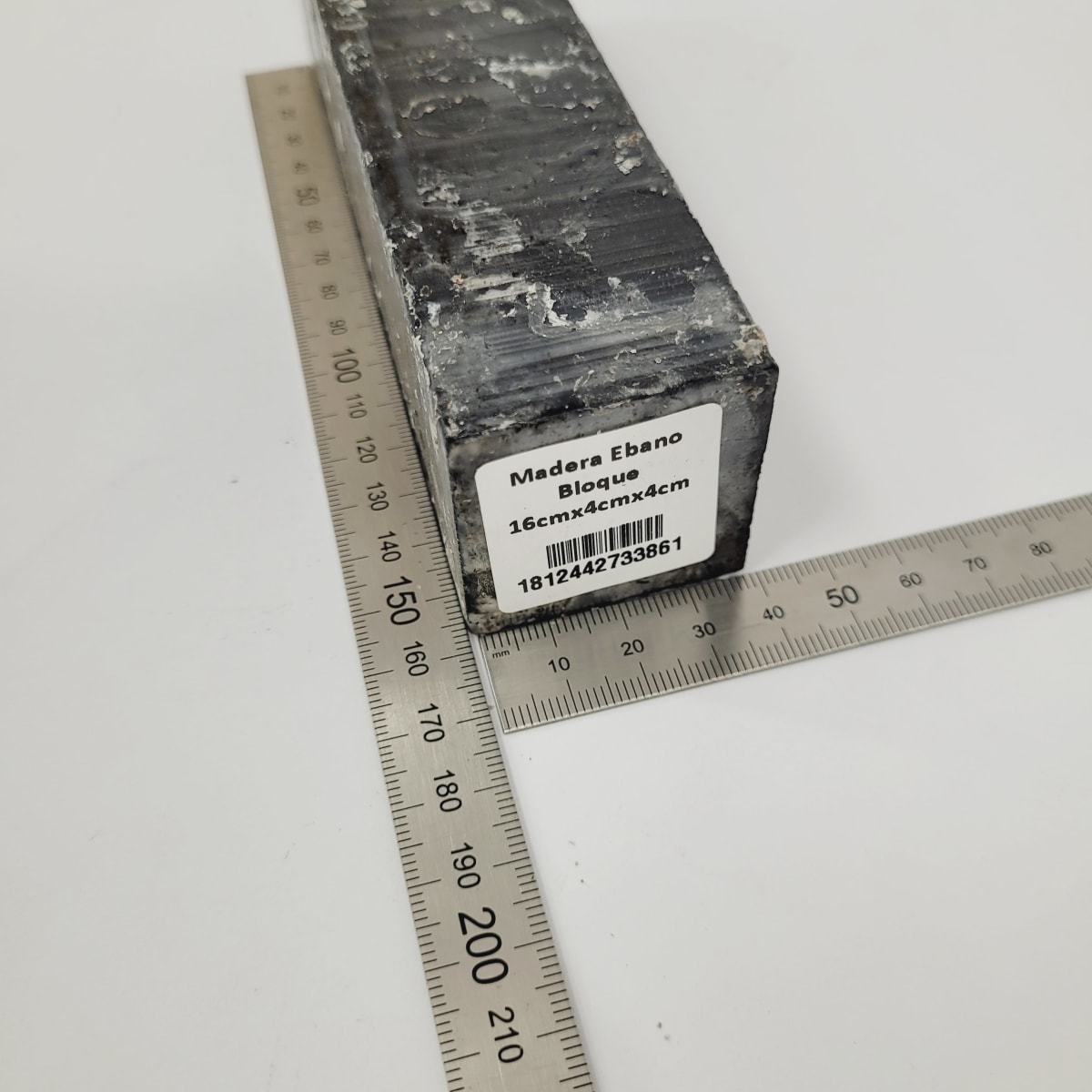 Bloque de Ebano de 160 x 40 x 40 mm +-3