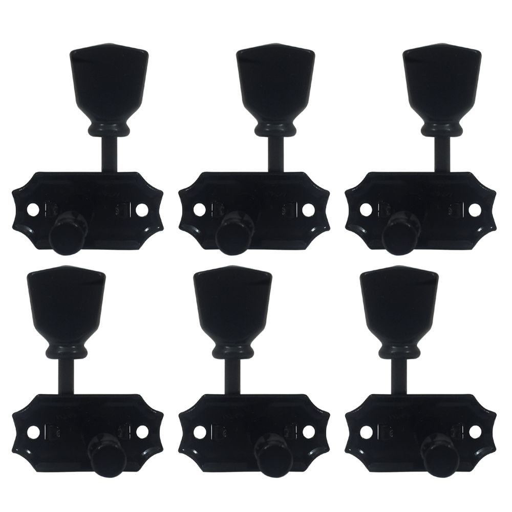 Clavijero 3L+3R Black SD90-SLB2