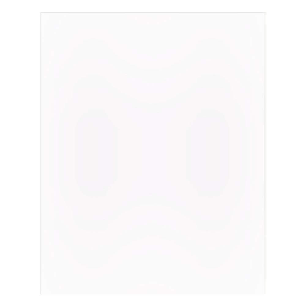 Lamina para Pickguard 200 x 300 mm. Mod: PC-W1. Color: White. 1-ply3