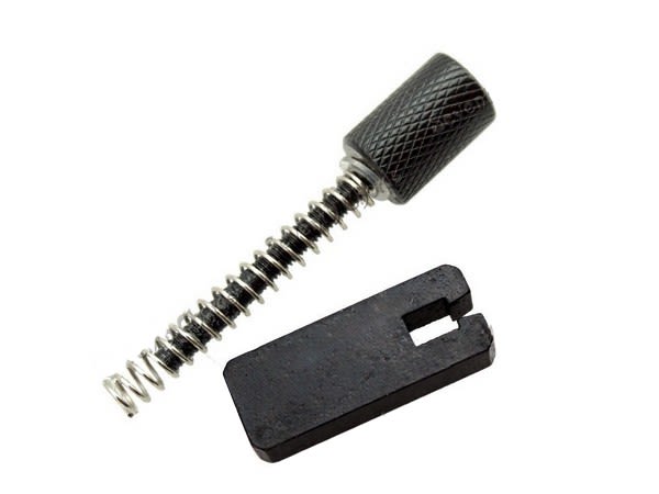 Headless Guitar Bridge String Saddles. Color Black (6 Pcs) 5