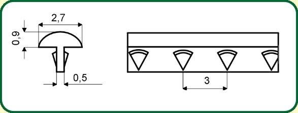 Rollo de Traste Jumbo Low de 39 mts aprox. Corona 2.7 mm2