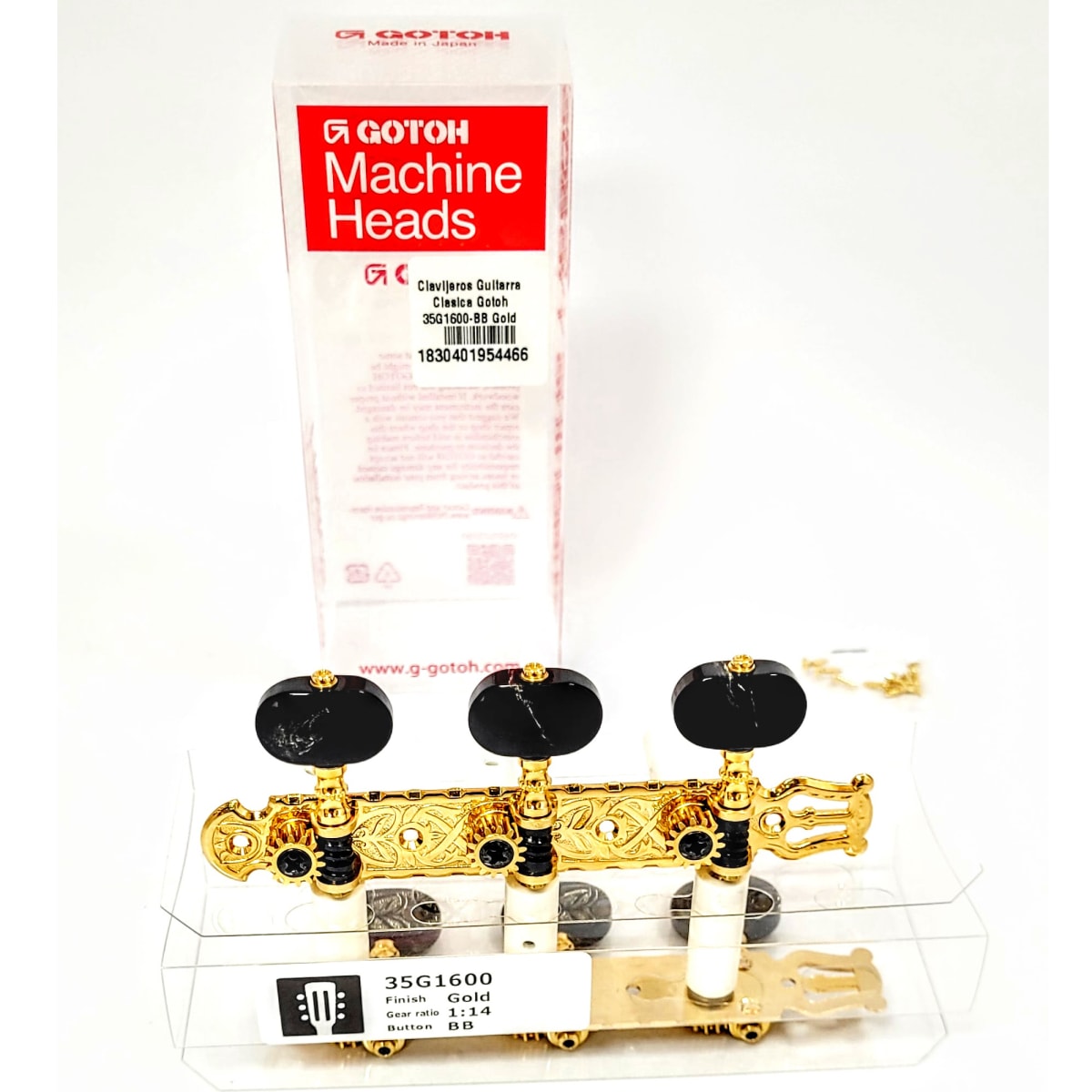 Clavijero Guitarra Clásica Gotoh 3L+3R Gold 35G1600-BB6