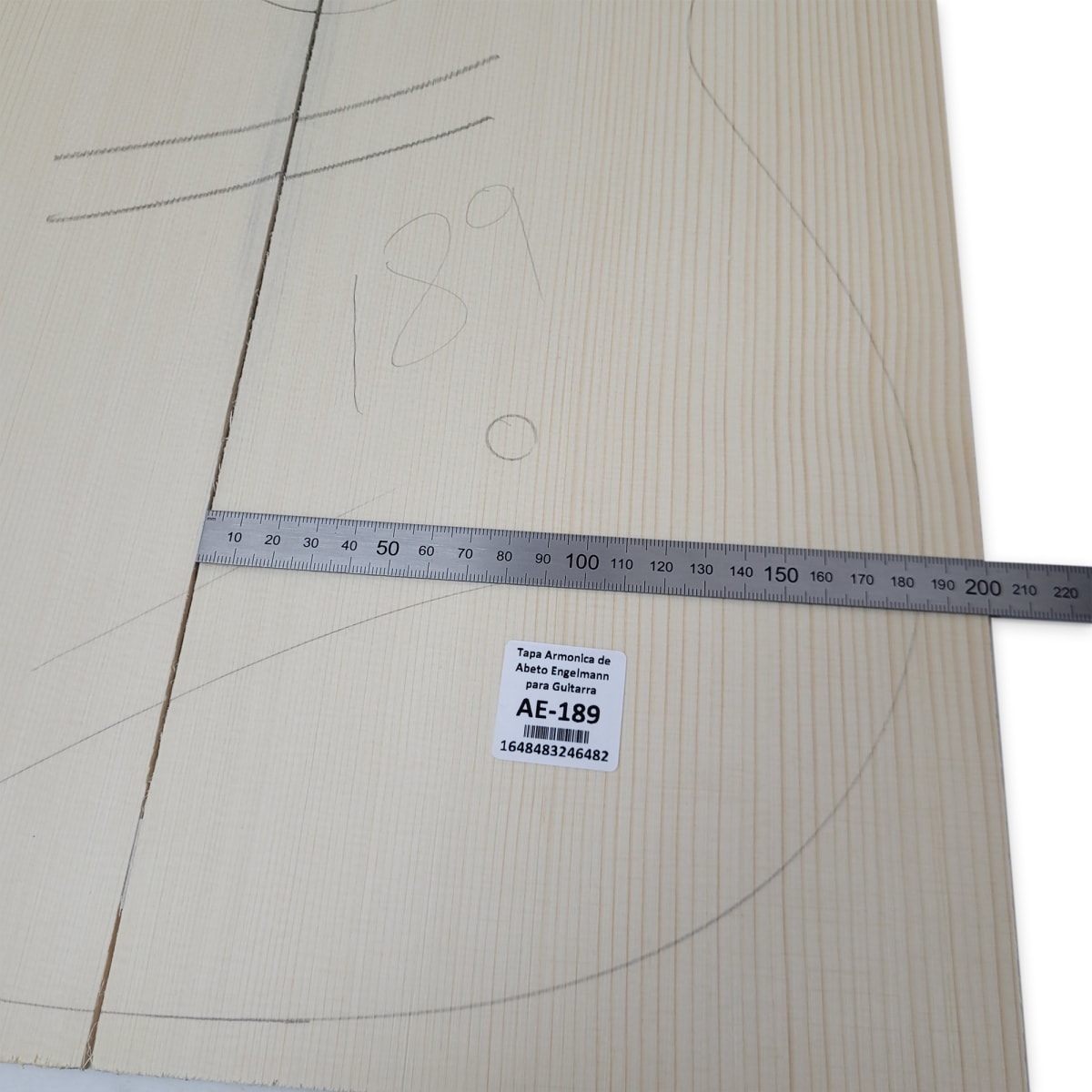 Tapa Armonica AE-189 de Abeto Engelmann AA para Guitarra4