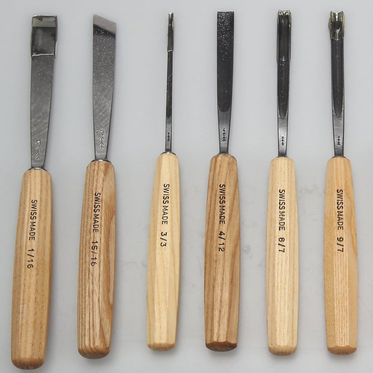 Set de Gubias Pfeil Hbs25 con Maletin para Tallado en Madera (26 pcs)9
