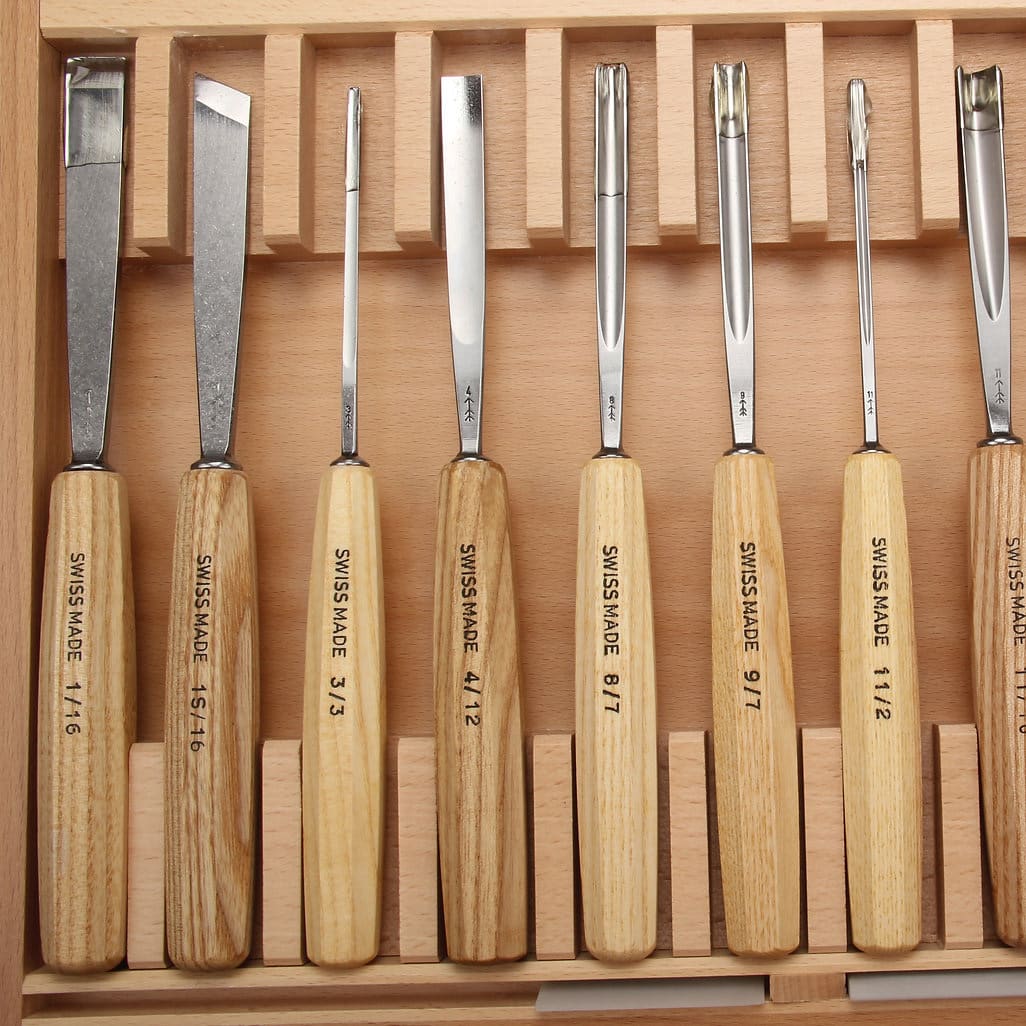 Set de Gubias Pfeil Hbs25 con Maletin para Tallado en Madera (26 pcs)5