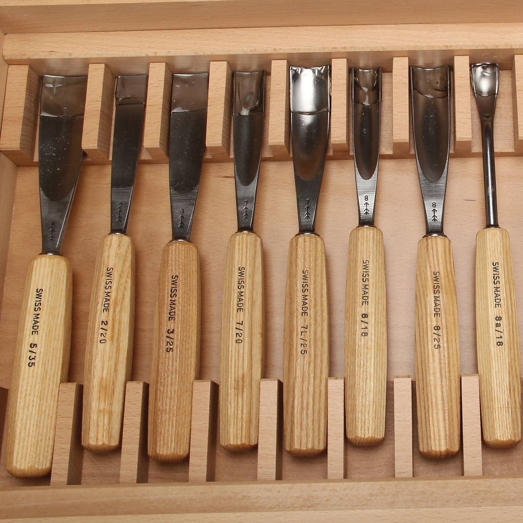 Set de Gubias Pfeil Hbs25 con Maletin para Tallado en Madera (26 pcs)4