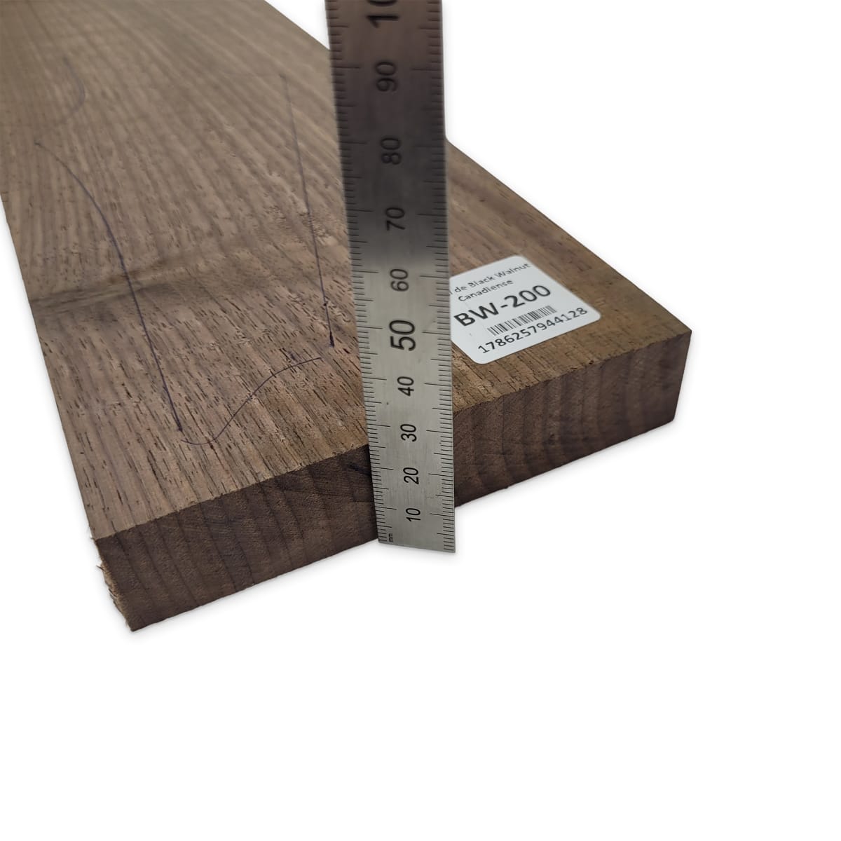 Mastil BW-200 de Black Walnut Especial Radial para Guitarra3