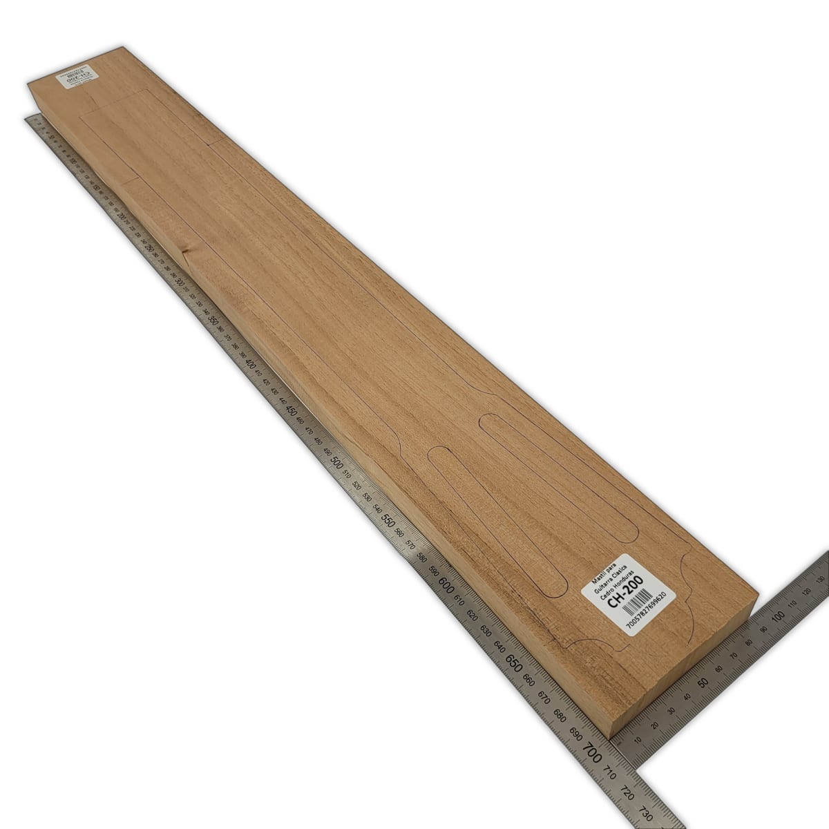Mastil CH-200 de Cedro Honduras Especial Radial para Guitarra2