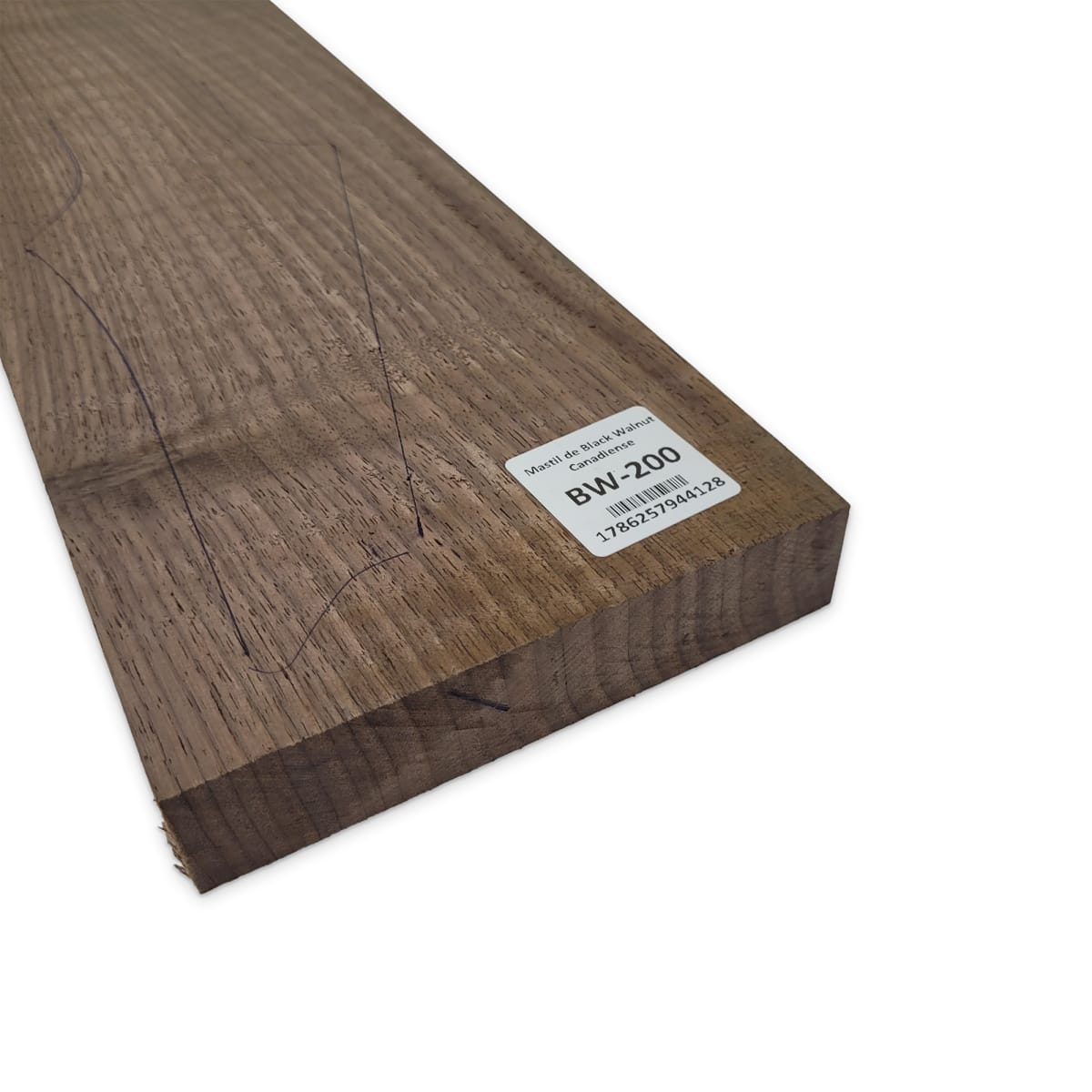 Mastil BW-200 de Black Walnut Especial Radial para Guitarra7