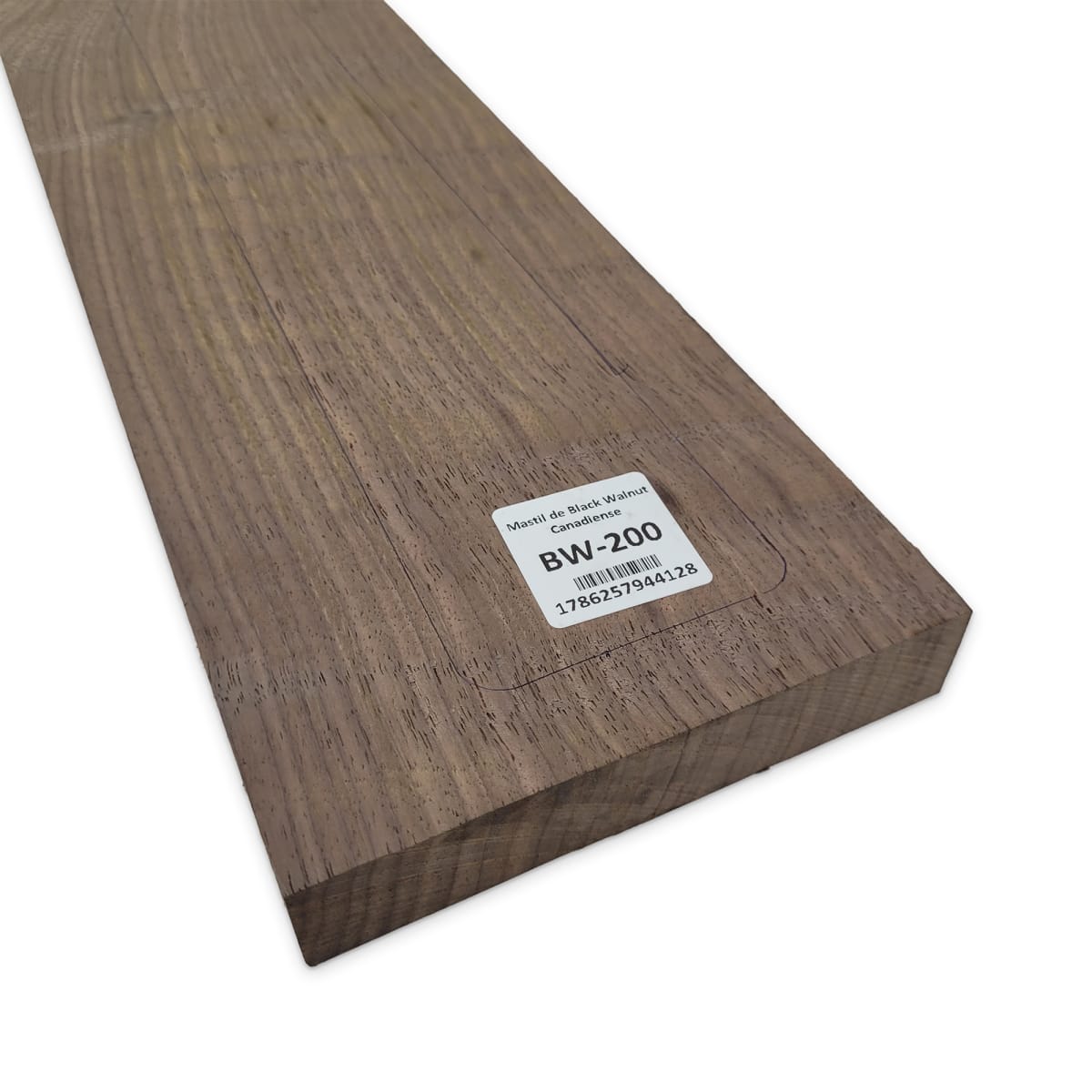 Mastil BW-200 de Black Walnut Especial Radial para Guitarra8