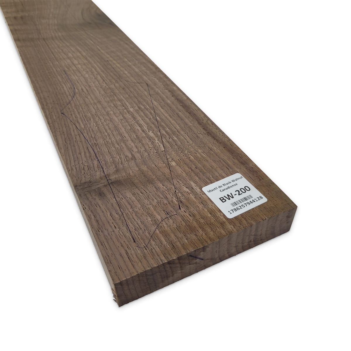 Mastil BW-200 de Black Walnut Especial Radial para Guitarra9