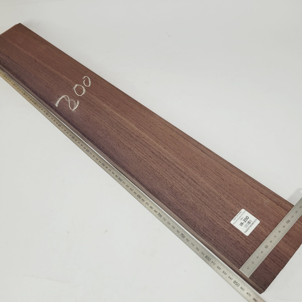 Mastil para Guitarra y Bajo IR-200 de Indian Rosewood Especial (Palosanto de la India) Corte Radial3