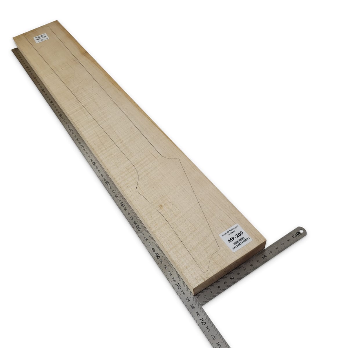 Mastil MP-200 de Maple Flameado Radial para Guitarra2