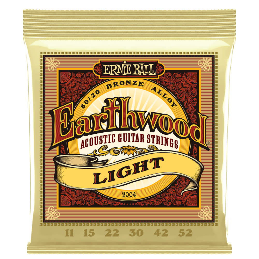 Cuerdas Mod: 2004 para Guitarra Electroacustica. 6-String. Light Earthwood Bronze .011 - .052 0