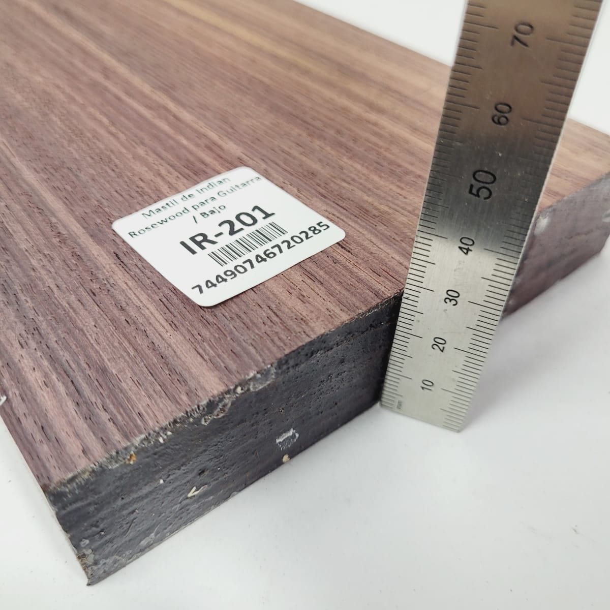 Mastil para Guitarra y Bajo IR-201 de Indian Rosewood Especial (Palosanto de la India) Corte Radial4