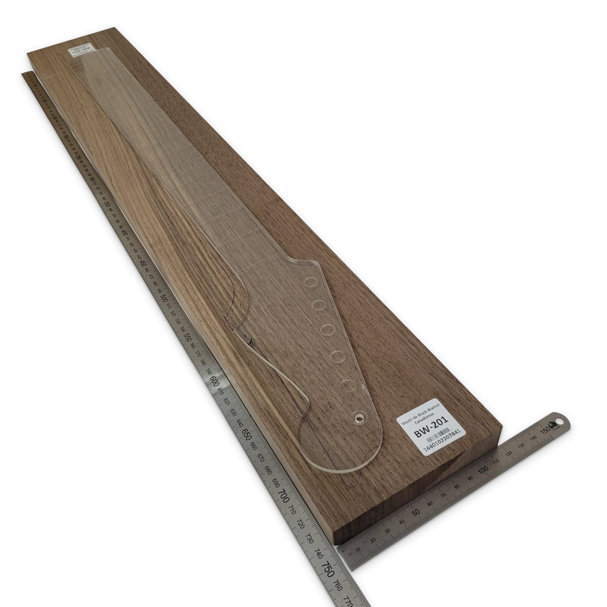 Mastil BW-201 de Black Walnut Especial Radial para Guitarra5