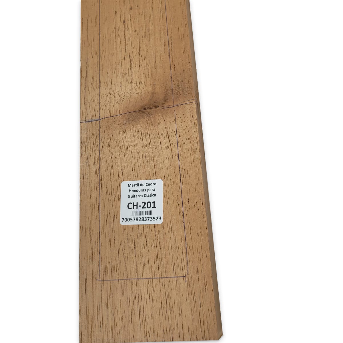 Mastil para Guitarra CH-201 de Cedro Honduras Economico con detalles7