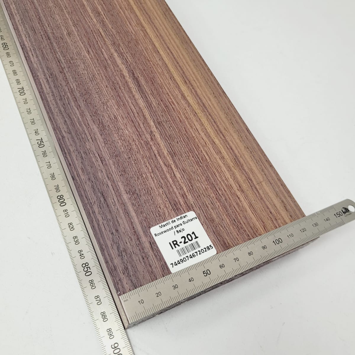 Mastil para Guitarra y Bajo IR-201 de Indian Rosewood Especial (Palosanto de la India) Corte Radial2
