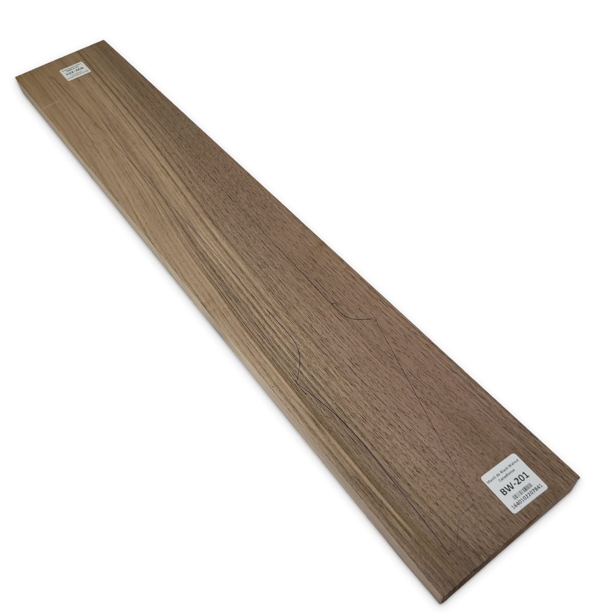 Mastil BW-201 de Black Walnut Especial Radial para Guitarra 0