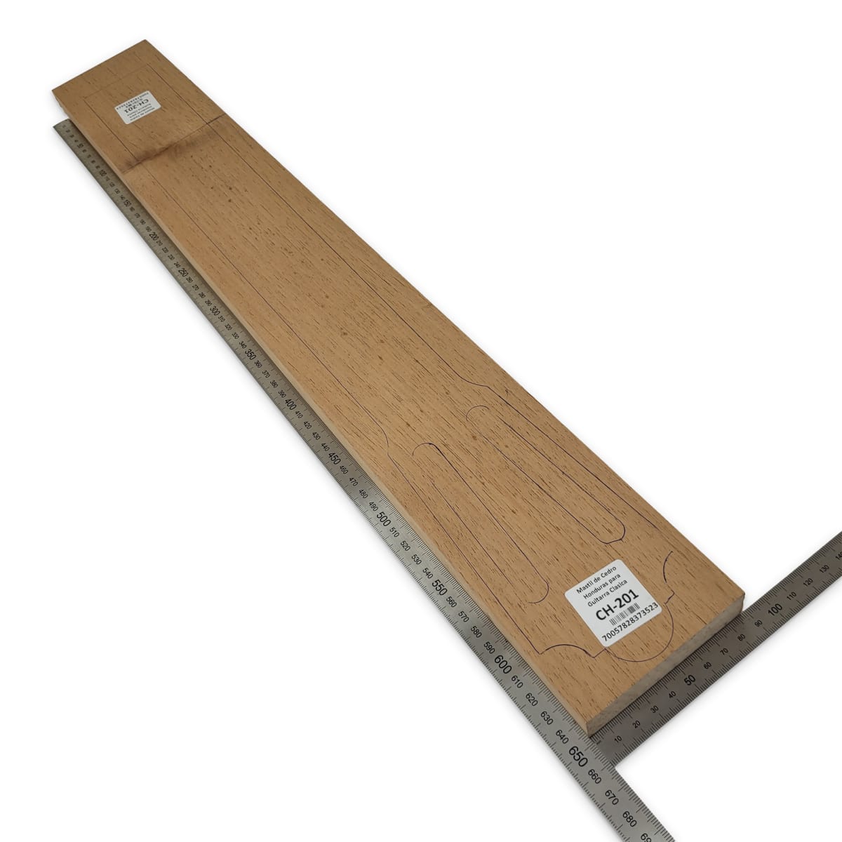 Mastil para Guitarra CH-201 de Cedro Honduras Economico con detalles2