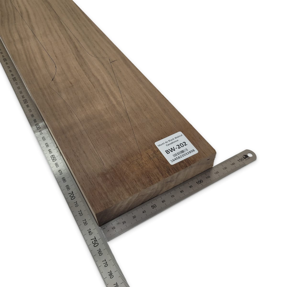 Mastil BW-202 de Black Walnut Especial Radial para Guitarra3