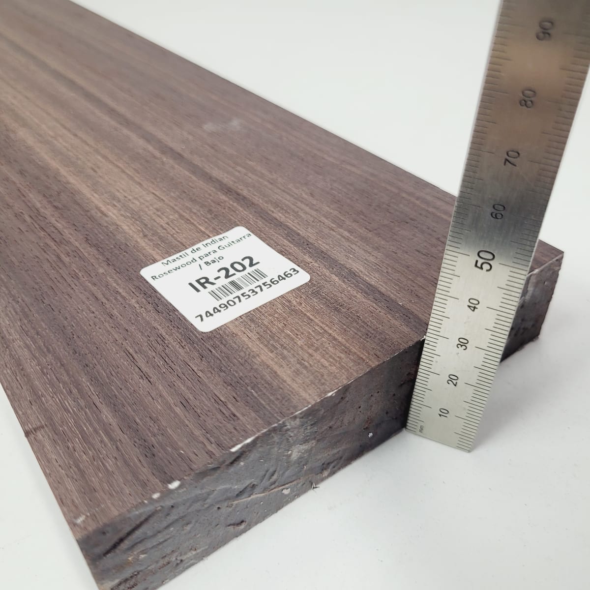 Mastil para Guitarra y Bajo IR-202 de Indian Rosewood Especial (Palosanto de la India) Corte Radial3