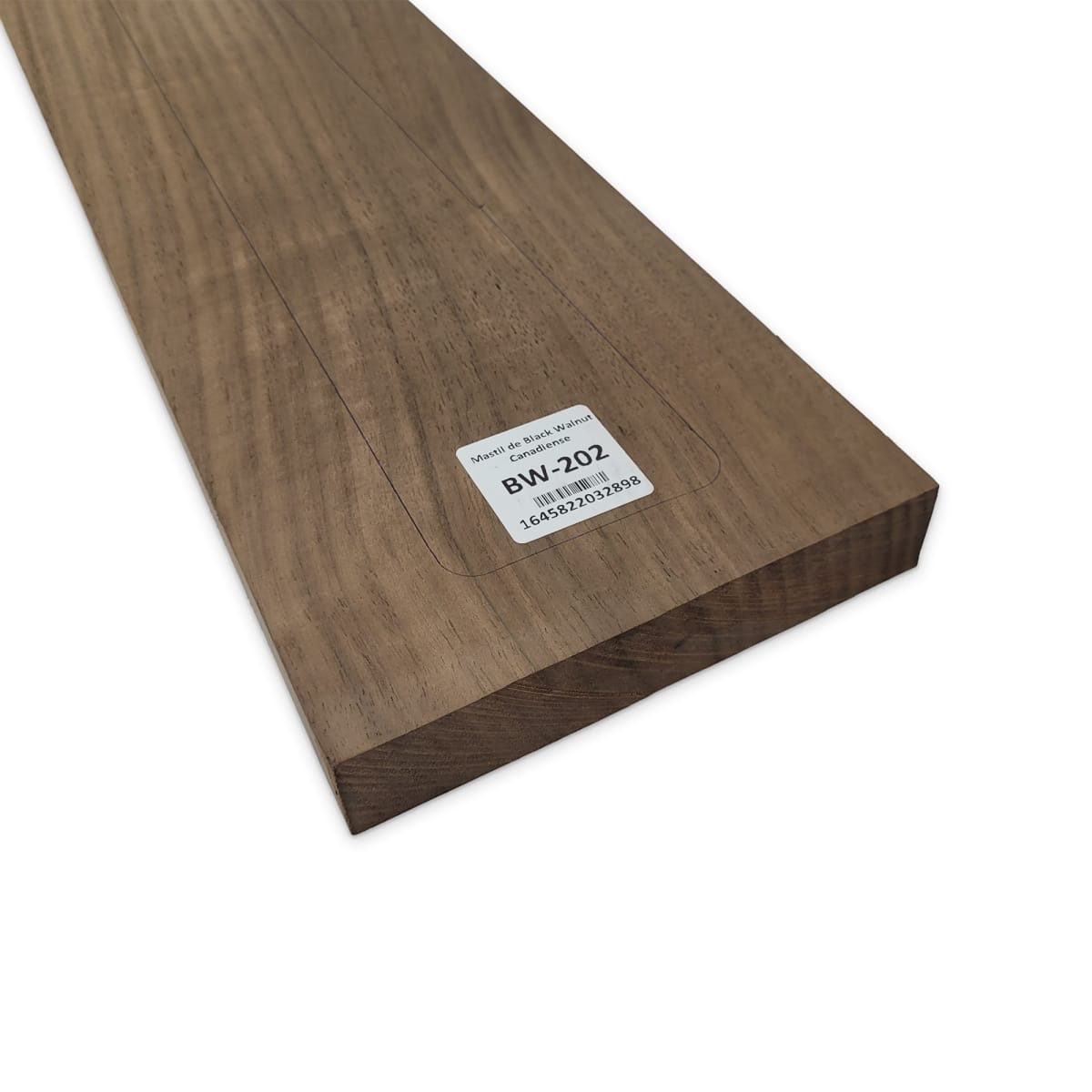 Mastil BW-202 de Black Walnut Especial Radial para Guitarra7