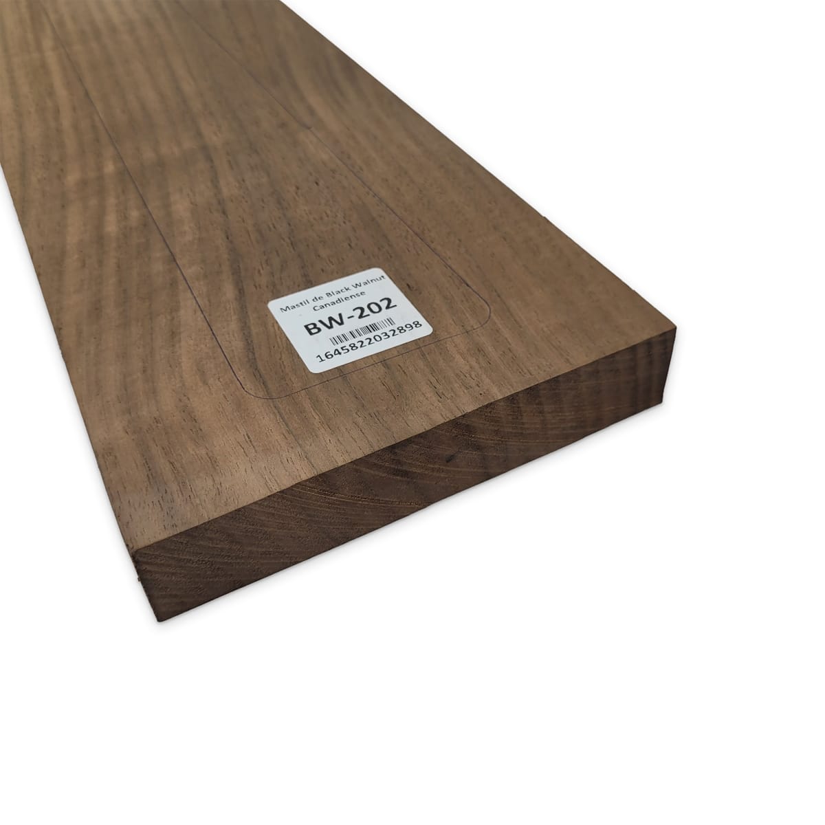 Mastil BW-202 de Black Walnut Especial Radial para Guitarra8