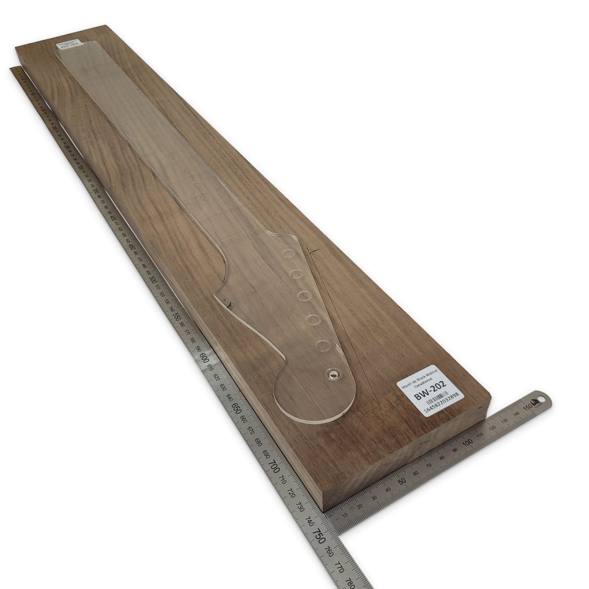 Mastil BW-202 de Black Walnut Especial Radial para Guitarra2