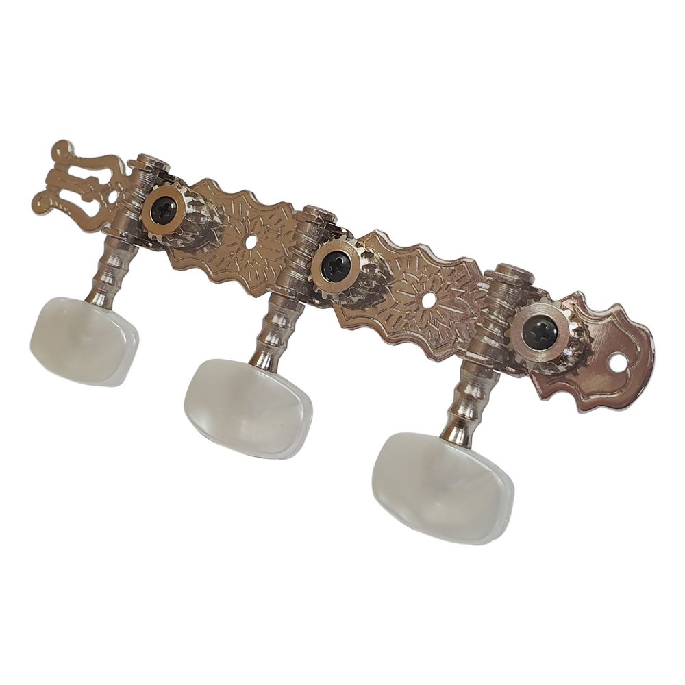 Clavijero Guitarra Clásica. Mod: 29.01.G/P. Color: Chrome (Gebr Van Gent B.V)2