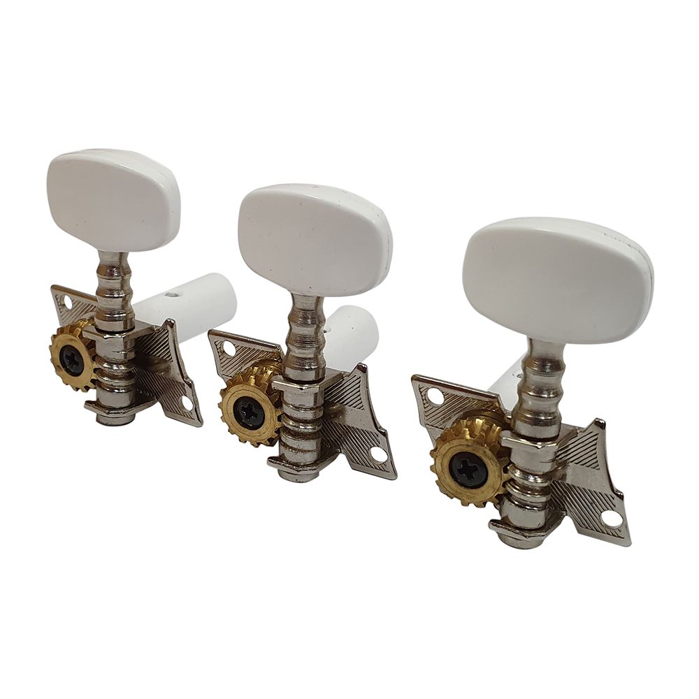 Clavijero Individual Guitarra Clásica. Mod: 56.01.G. Color: Chrome (Gebr Van Gent B.V)2