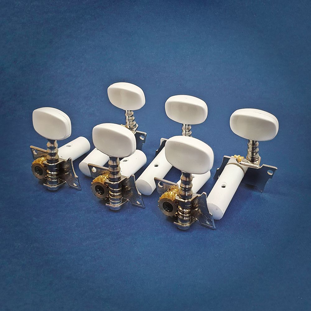 Clavijero Individual Guitarra Clásica. Mod: 56.01.G. Color: Chrome (Gebr Van Gent B.V)5