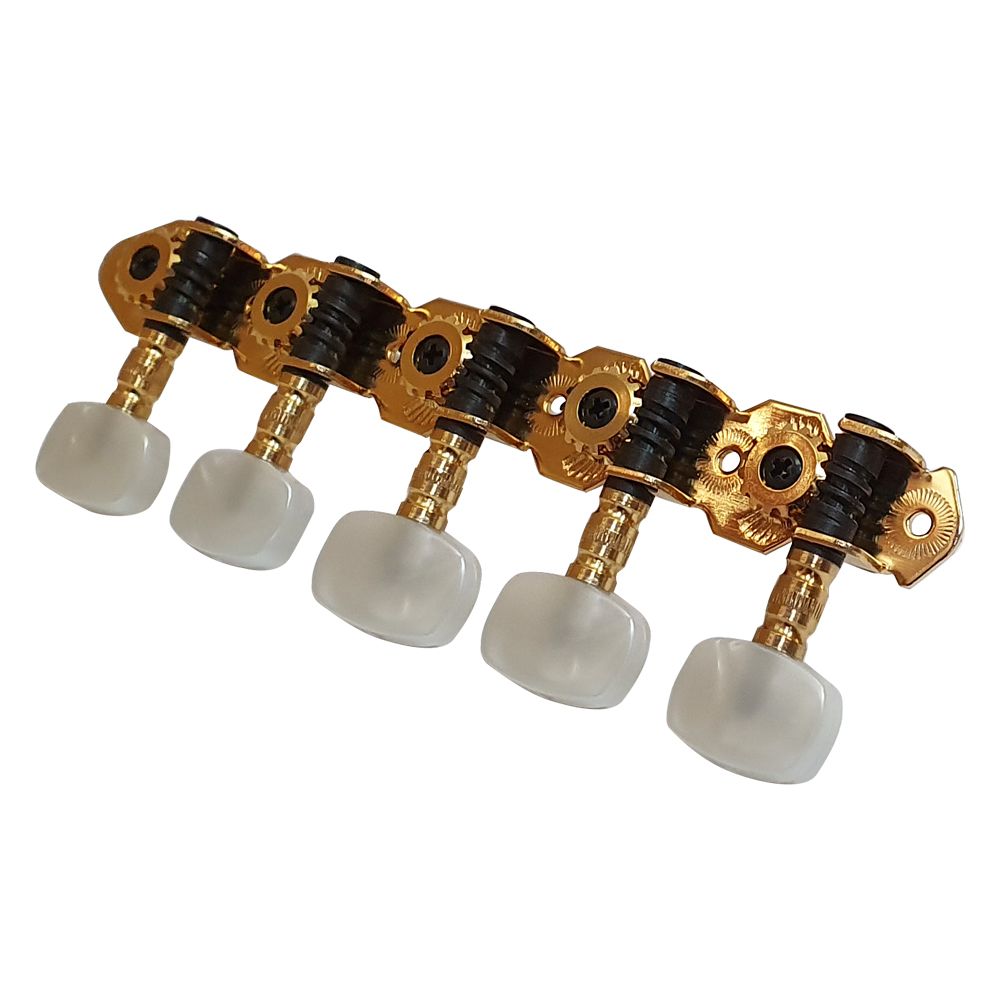 Clavijero de precisión para Charango o Mandolina Mod: 42.08.H. Color: Gold (Gebr Van Gent B.V)2